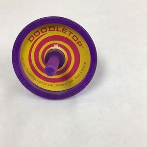 Vintage early 90s purple doodle top still works make some crazy designs